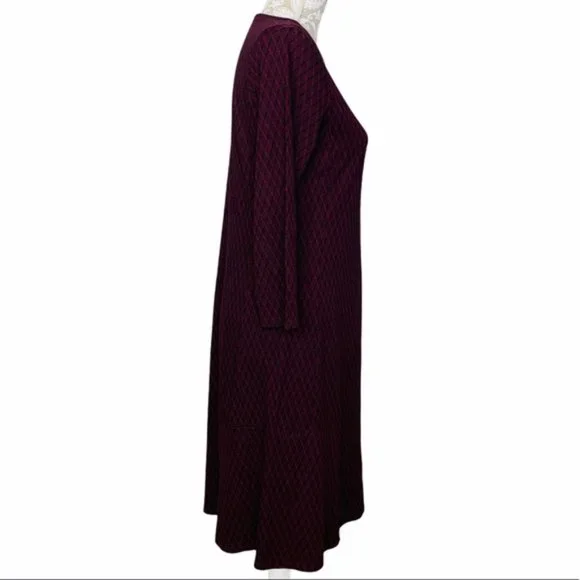 J.JILL Ponte Knit Dress fit & flare Dress PS 1477 - Picture 4 of 8